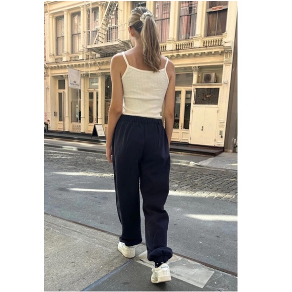 BRANDY MELVILLE Rosa Navy Blue “New York New York” Joggers OS - Picture 6 of 16